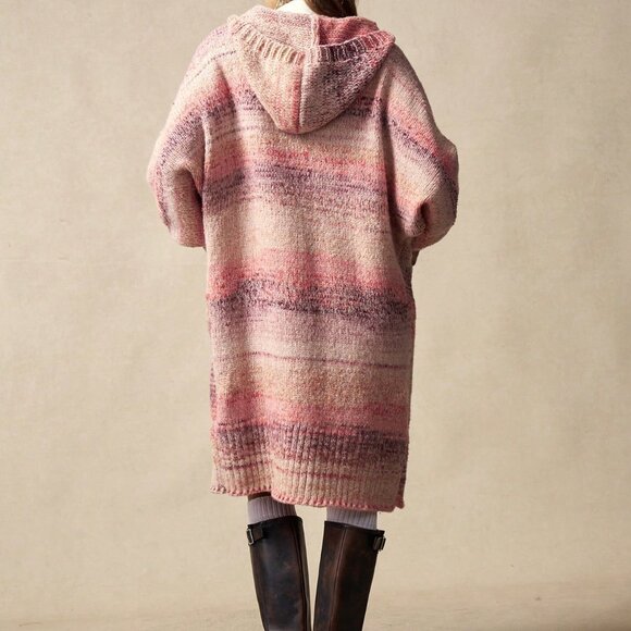 Multicolor Boho Women's Batwing Sleeve Cardigan - Picture 2 of 8